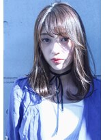 アンサム 三軒茶屋(UNSOME)&nbsp;優しいグレージュカラー☆切りっぱなしロング