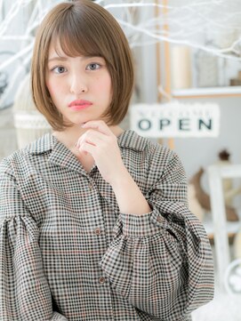 モッズヘア 越谷(mod's hair) *mod's越谷*ナチュラル可愛い♪小顔サラツヤ前下がりボブb!