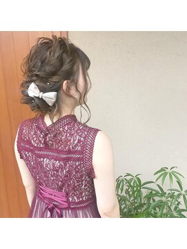 フィオーレ ヘアデザイン(FIORE hair design) ふわふわシニヨンスタイル