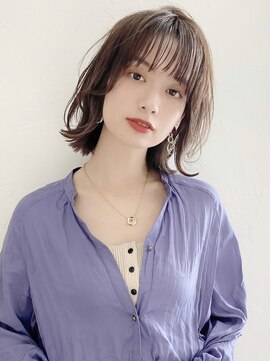 アンド ストーリーズ(&STORIES) 大人可愛い/外ハネボブ/ショートボブ/インナーカラー/江角