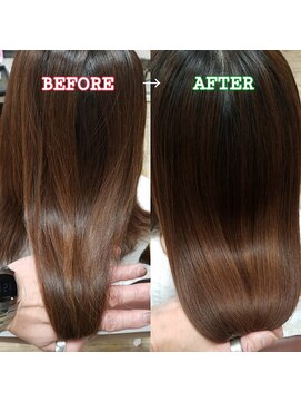 ルーミールーム(RoomieRoom) 鶴園なおみ　の　髪質改善艶々美髪さらさらストレート