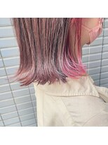 ツバメ ヘアー(TSUBAME HAIR) ピンクベージュ×インナーカラー