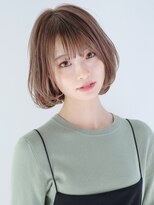 ラミ(L'ami)&nbsp;グレージュ × 透明感カラー 』 外国人風ボブ☆