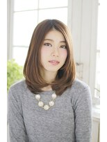 ヘアー シュプール(hair SPUR) 愛され内巻きミディアム