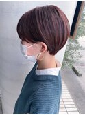 小顔に見える丸みショート*
