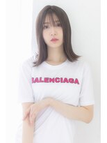 プライズ アイリス 池袋東口店(prize Iris)&nbsp;外ハネグレージュ/ミディオルチャンヘアスタイル