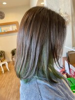 マール(marl)&nbsp;【marl.】インナーカラー　グリーン