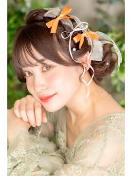 ヘアセットサロンシャルメ 梅田店(Hair Make Salon CHARMER) ルーズサイドアップ♪