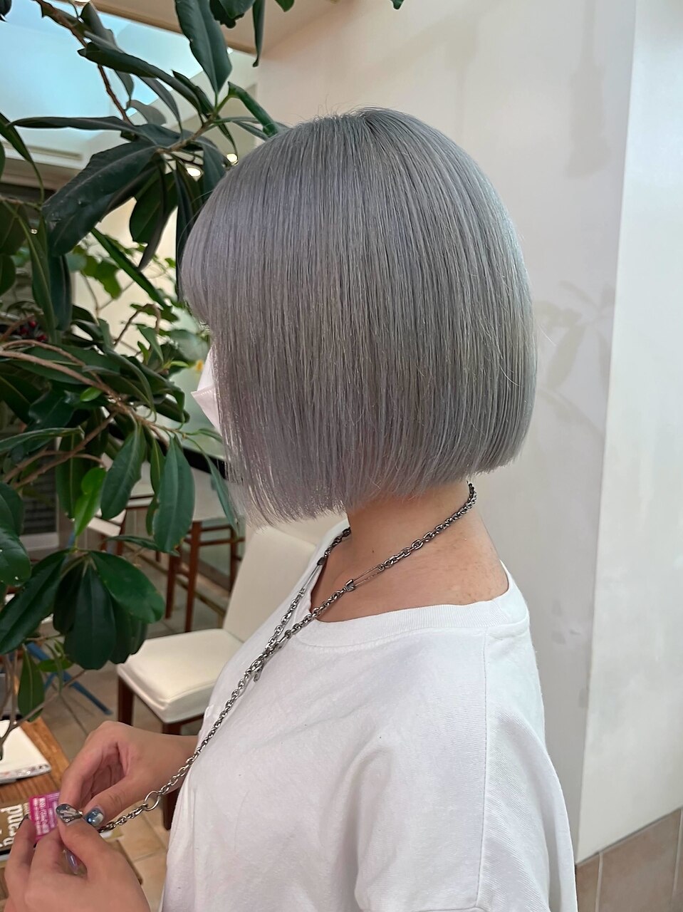 派手髪☆切りっぱなしボブ ブルーシルバー：L176329882｜フェアレディ