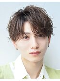 ツーブロック束感ニュアンスセンターパート