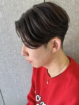 ニアウ 高崎店(Niau) ニュアンスパーマメンズセンターパートメンズパーマ群馬高崎眉毛