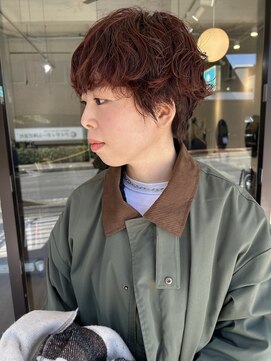 ラック 津田沼(LUCK) 切りっぱなしボブ/エアリーロング/美髪/ピンクブラウン/津田沼