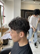 アイズ 海老名(AIZU)&nbsp;スパイラルパーマ　ラフカールパーマ　メンズパーマ　眉毛カット