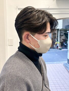 ラレイ ハラジュク(Lalei harajuku) 【白石】毛流れ風ニュアンスパーマ/韓国へア/簡単スタイリング