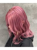 【Geek春日井】ペールピンクカラー《担当 篠原》