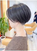 【morio成増/児玉】　刈り上げ2ブロックショート　黒髪