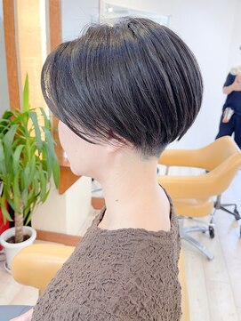 モリオ フロム ロンドン 成増店 【morio成増/児玉】　刈り上げ2ブロックショート　黒髪