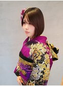 成人式ミニボブ