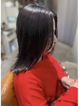 リノアヘアー(Linoa hair) 切りっぱなしミディアムボブ