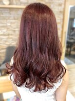 ソワバイアロマヘアー(soi by AROMA hair) チェリーピンク/韓国ロング/韓国っぽロング/ウェーブロング/仙台
