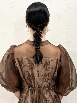 セルカ 新宿(CERCA) 新宿韓国風タイト編みおろしアレンジ/CERCA新宿