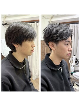 リボン(Libon) 【アップバングフェザーショート】