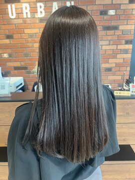 【URBAN.】色持ち抜群！暗髪グレージュby MAYUMI 