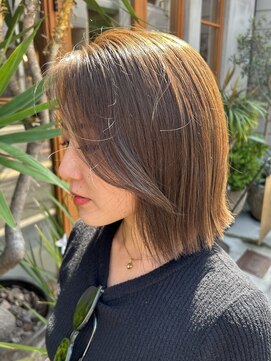 髪質改善20代30代40代 大人可愛い外ハネボブ 京都烏丸