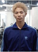 スパイキーショート/ブロンド/ブリーチカラー/抜きっぱなし