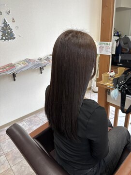ハロヘアー(halo hair) 発色の良いブラウン