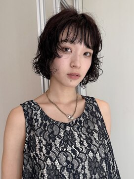 ノラギンザユー(NORA GINZA/U) ニュアンスボブパーマくるくるパーマくせ毛パーマ