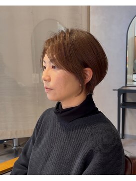 トゥーリ(tuuli) チョコレートブラウン/ショートボブ/髪質改善カラー