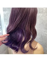 TONE（トーン）by Chara 池袋 髪質改善 ダブルカラー 【4月上旬OPEN（予定）】&nbsp;パープルインナーカラー【池袋東通り】