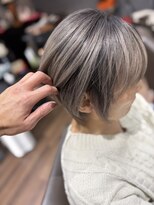 カット ハウス ボブ CUT HOUSE BOB&nbsp;大人ショート×透明感グレージュバレイヤージュ♪