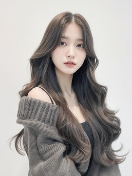 フォームフォローズファンクション 本郷(FORM FOLLOWS FUNCTION) アッシュグレージュ×韓国くびれロング
