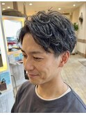 八戸30代40代　大人パーマ　ニュアンスパーマ
