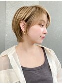 ナチュラルショート/ショートボブ/韓国/顔周り/20代30代40代50代