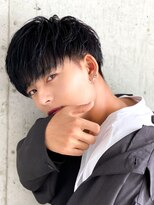 エルマーク 本山(L-MARK)&nbsp;マッシュヘア/黒髪/メンズカット/men's/フェザーパーマ