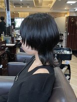 キャラ 池袋本店(CHARA)&nbsp;フェイスレイヤー×ウルフカット【ウルフ/大村】
