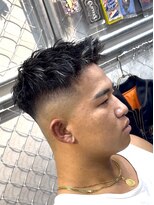 クリッパーズフロム136(Clippers from 136)&nbsp;ツイストパーマ、ホワイトメッシュ