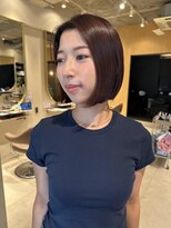 ソラス 緑地公園店(SOLAS) ショートヘア/ボブ/前下がりボブ/チェリーレッド