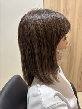 カイノ イオンモール 岡山店(KAINO) ナチュラルブラウン×大人ミディアムレイヤー
