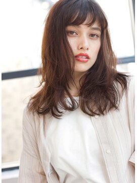 マリアバイアフロート(Maria by AFLOAT) ヴェールウェーブなジェンダーレスマッシュウルフグレージュ