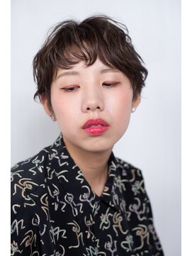 ビハインドザカーテン(BEHIND THE CURTAIN) ショート×ショコラカラー