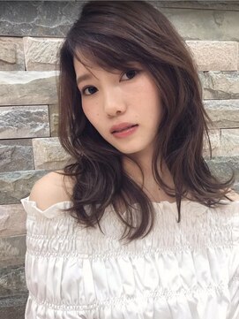 ヘアメイク アージュ 天神西通り店(HAIR MAKE age) 【筧　紗苗】くびれミディスウィートカール