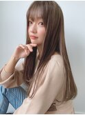 ココアブラウン♪サラ艶ストレート