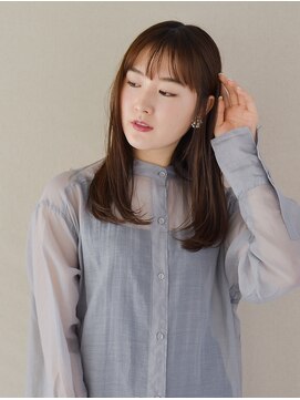 アトリエイトワ(atelier ittowa) 前髪パーマ小顔大人かわいい＆ひし形シルエットイメチェン