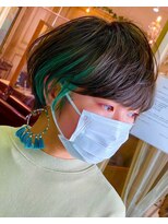 アリーシャ バイ アルティナ(Alisha by artina)&nbsp;インナーカラーグリーン[Alisha相模大野]