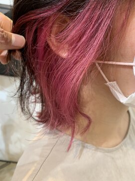 ラ メール ヘア デザイン(La mer HAIR DESIGN) インナーカラー★インナーピンクカラー
