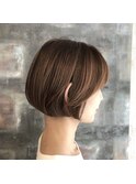 大人なショートボブ